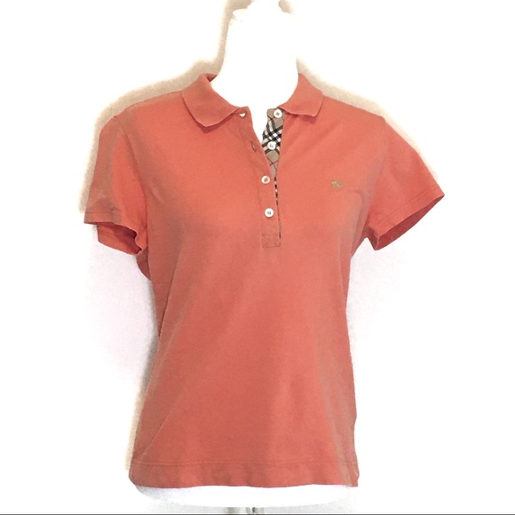 burberry polo womens orange